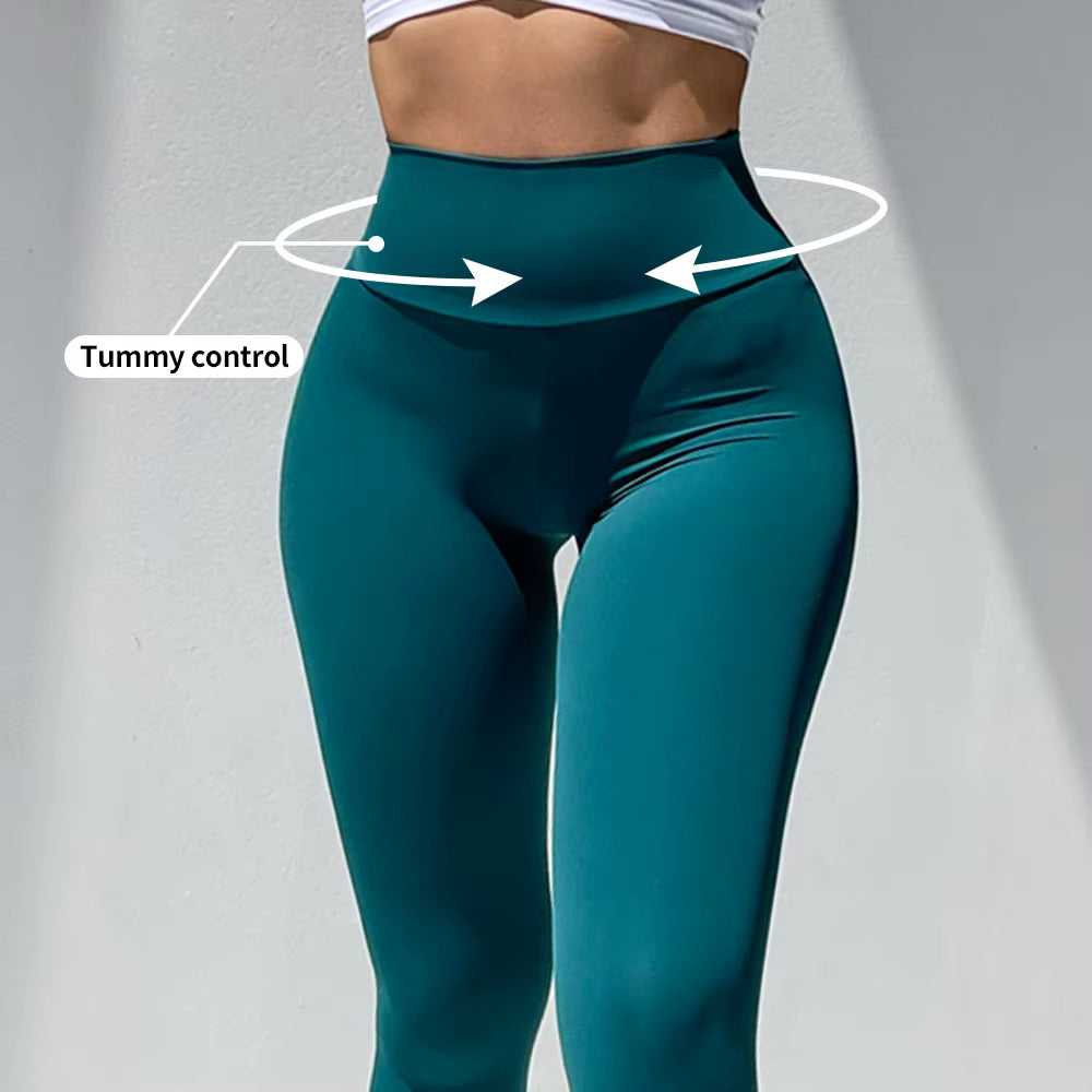 MIQI QUICK DRY Polyester Leggings Scrunch Butt Lift Workout Fitness Tight Yoga Pants Scrunch Yoga Leggings